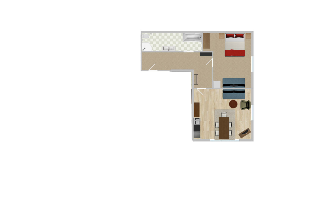 Grundriss Wohnung 1